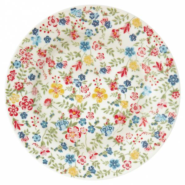 GreenGate, lunchtallerken Sophia white