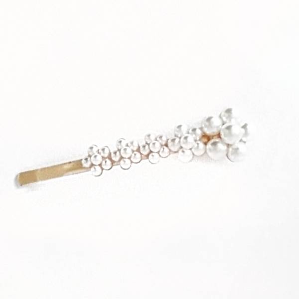 Noma, hårspenne med perler, blomster