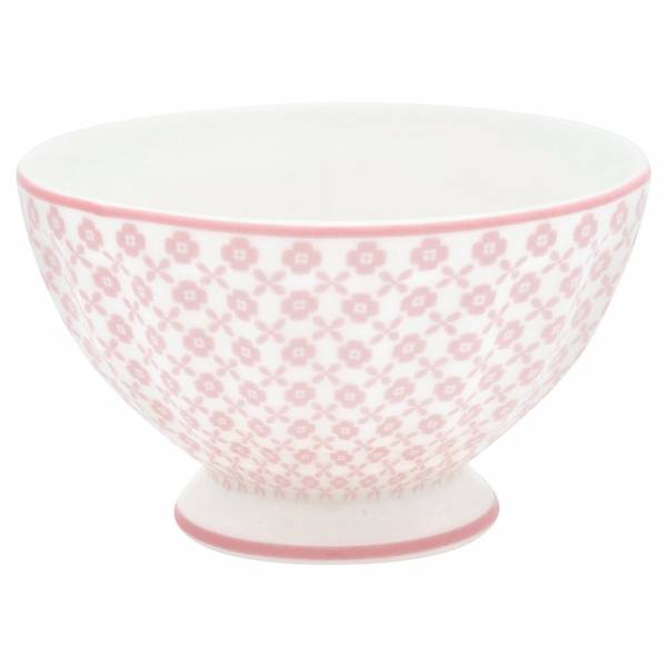 GreenGate, french bowl medium Helle pale pink