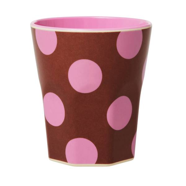 Rice, kopp brun med  dots