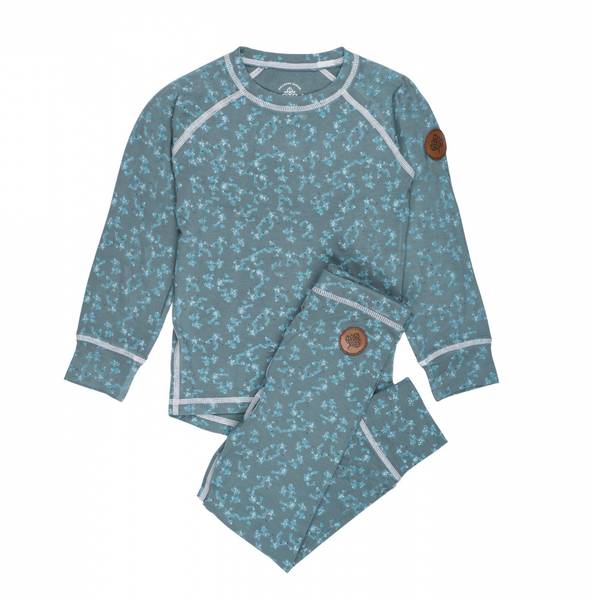 Gullkorn design, M-O-M undertøyssett dame gråblått
