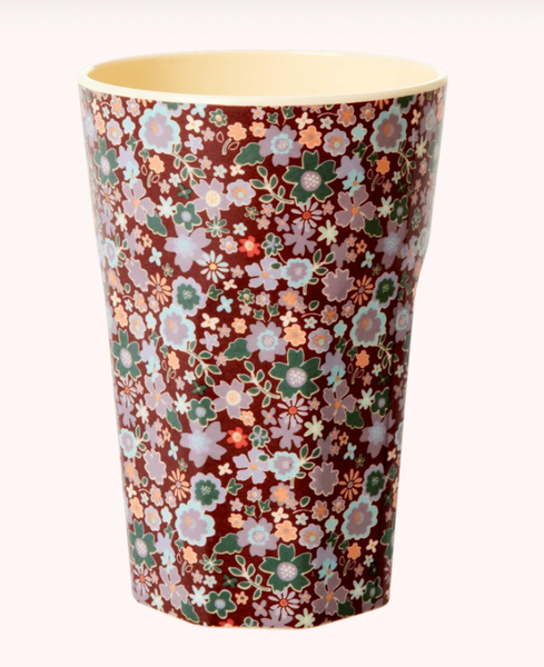 Rice, høy kopp fall floral print