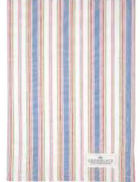 GreenGate, kjøkkenhåndkle Imke pale blue