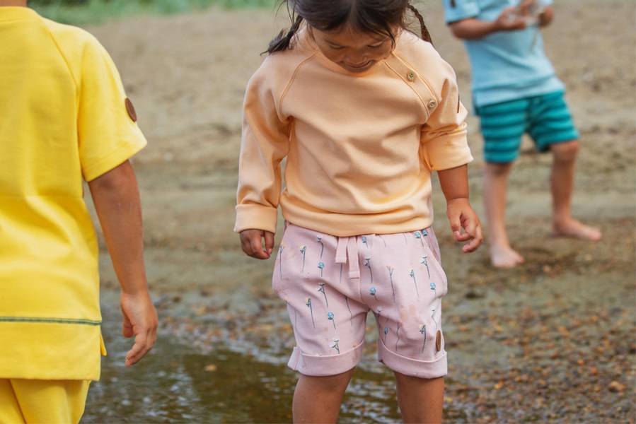 Gullkorn design,  Villvette shorts soft rosa