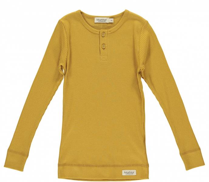 Marmar, genser med knapper golden