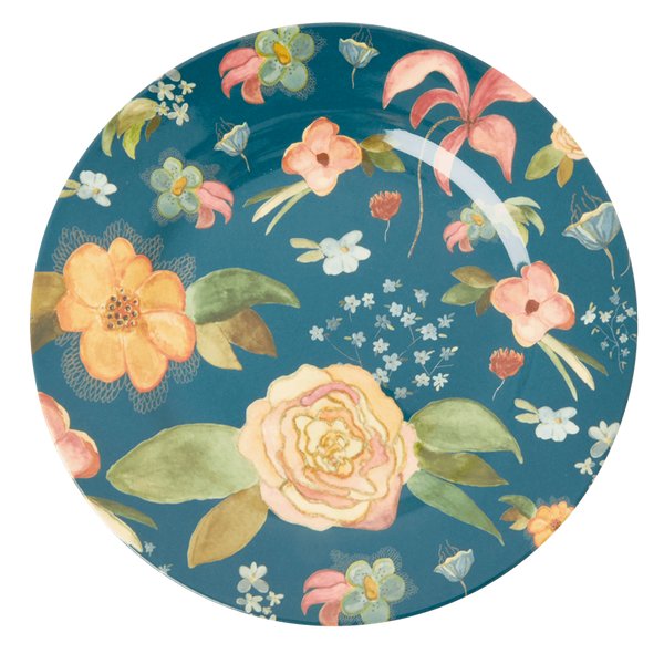 Rice, middagstallerken i melamin, Selmas fall flower