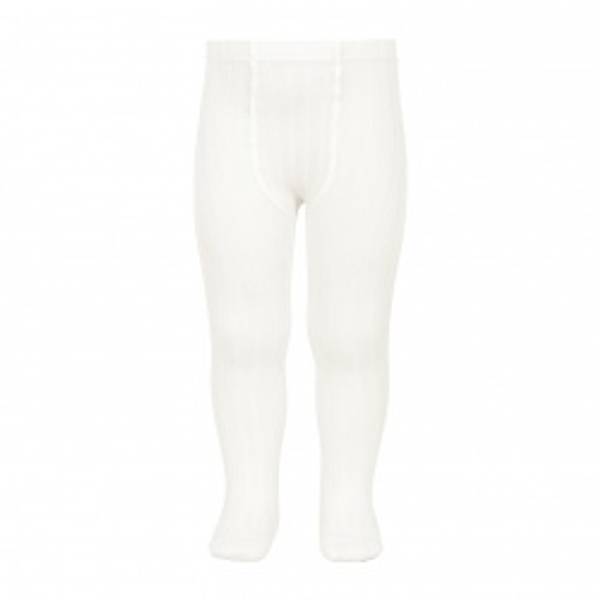 Condor  strømpebukse rib off-white