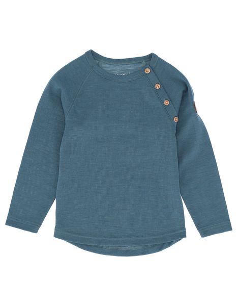 Gullkorn design,  Villvette ullgenser denimblå