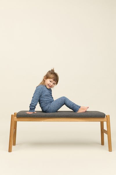 Gullkorn design, Vennen bambussett ltd denimblå