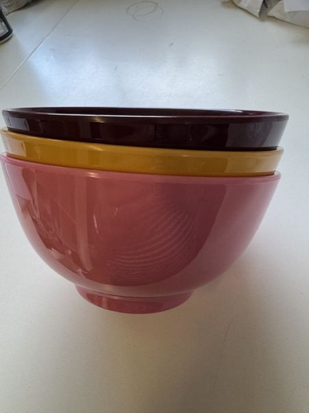 Rice, 3 medium boller , dance out colors