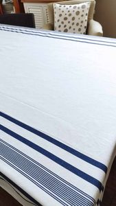 Hovedbilde GreenGate, duk Glance blue ...