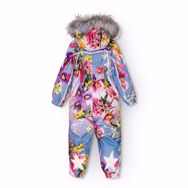  Molo vinterdress Pyxis fur gradient bloom